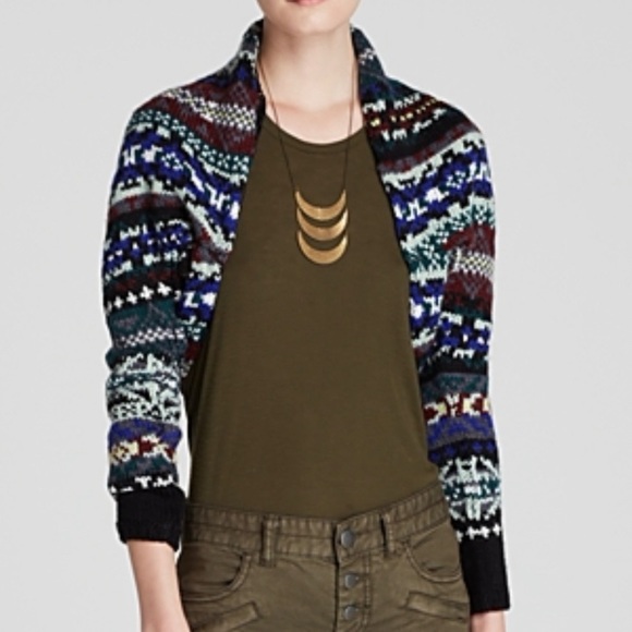 Free People Sweaters - Free  People Carnival Shrug  multi combo fair isle